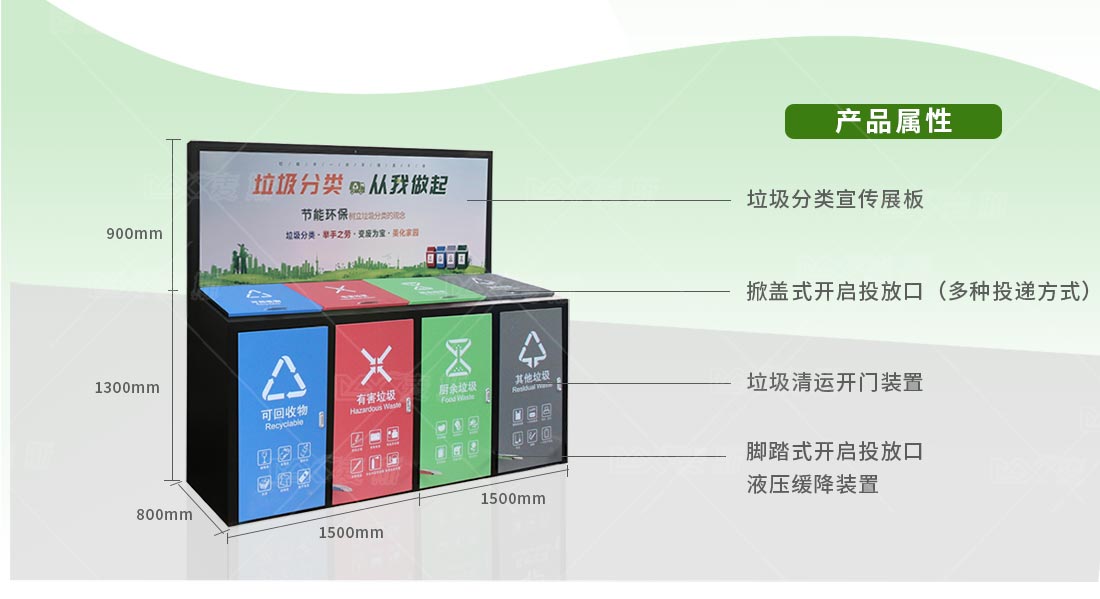 分类垃圾亭